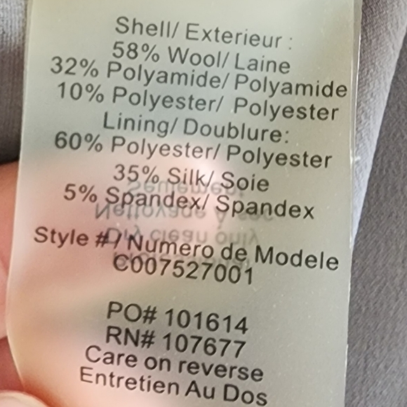 Alice + Olivia Grey Kristin Strapless Gray Dress Textured Fit Flare Abstract 6 - Picture 7 of 7